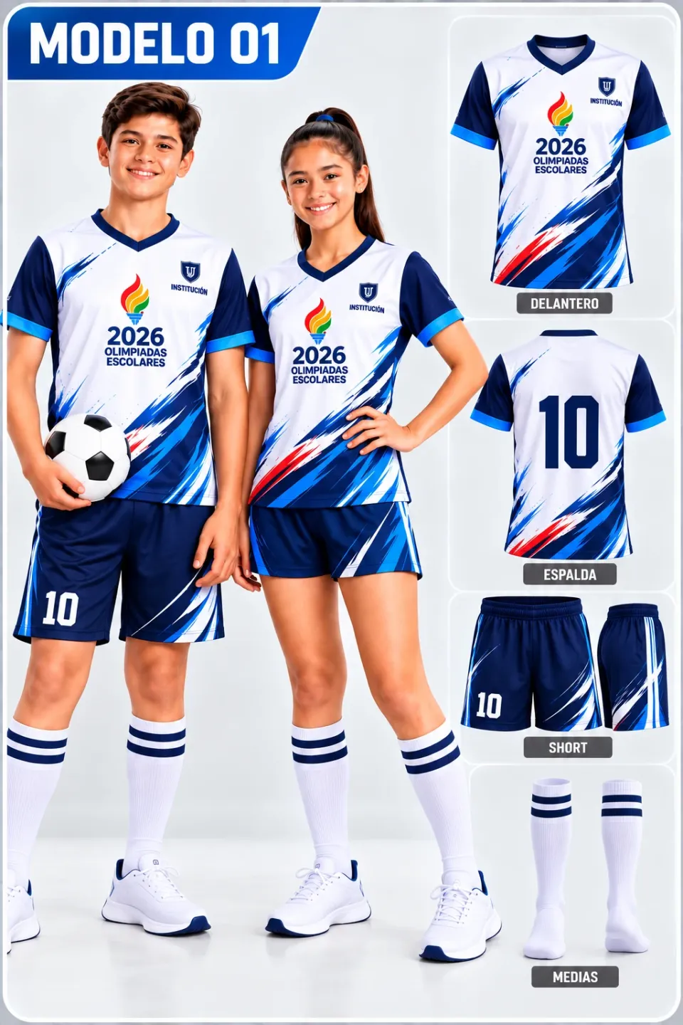 Uniforme de Fútbol RMD-FUT-103