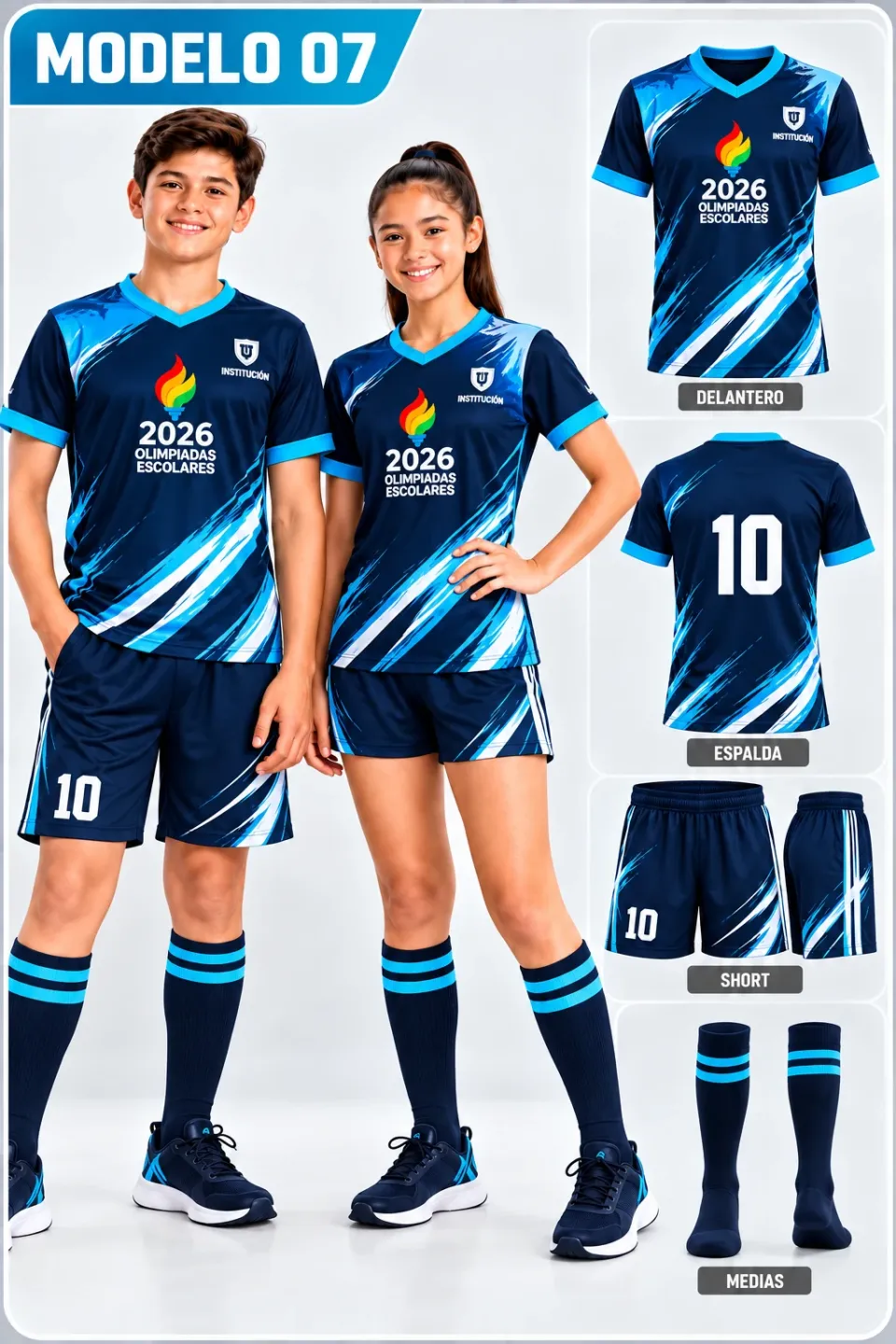 Uniforme de Fútbol RMD-FUT-103 — vista 7