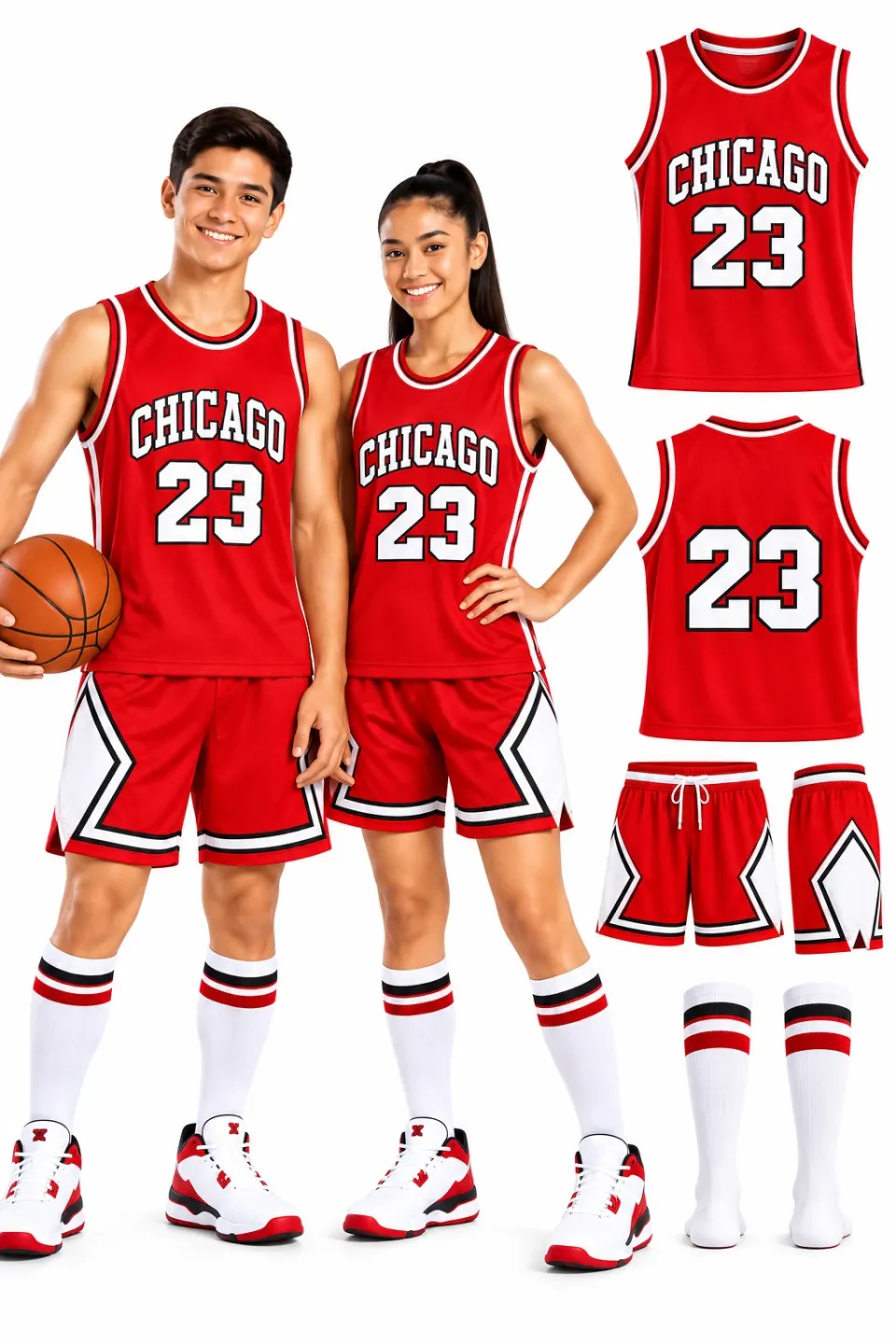 Uniforme de Básquet CJ-BQT-01 — vista 2