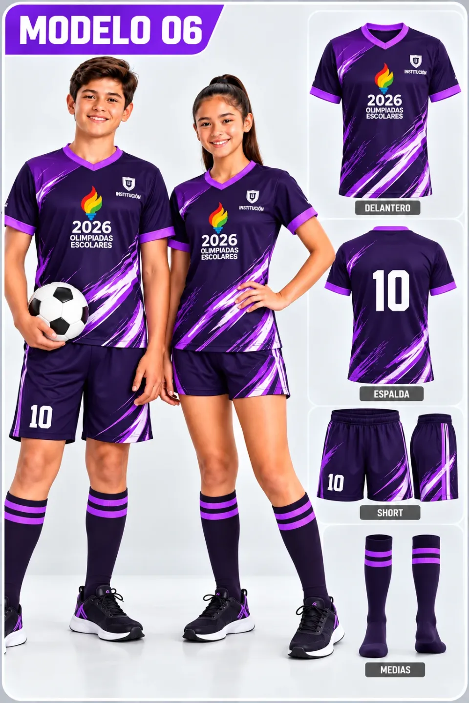 Uniforme de Fútbol RMD-FUT-103 — vista 6
