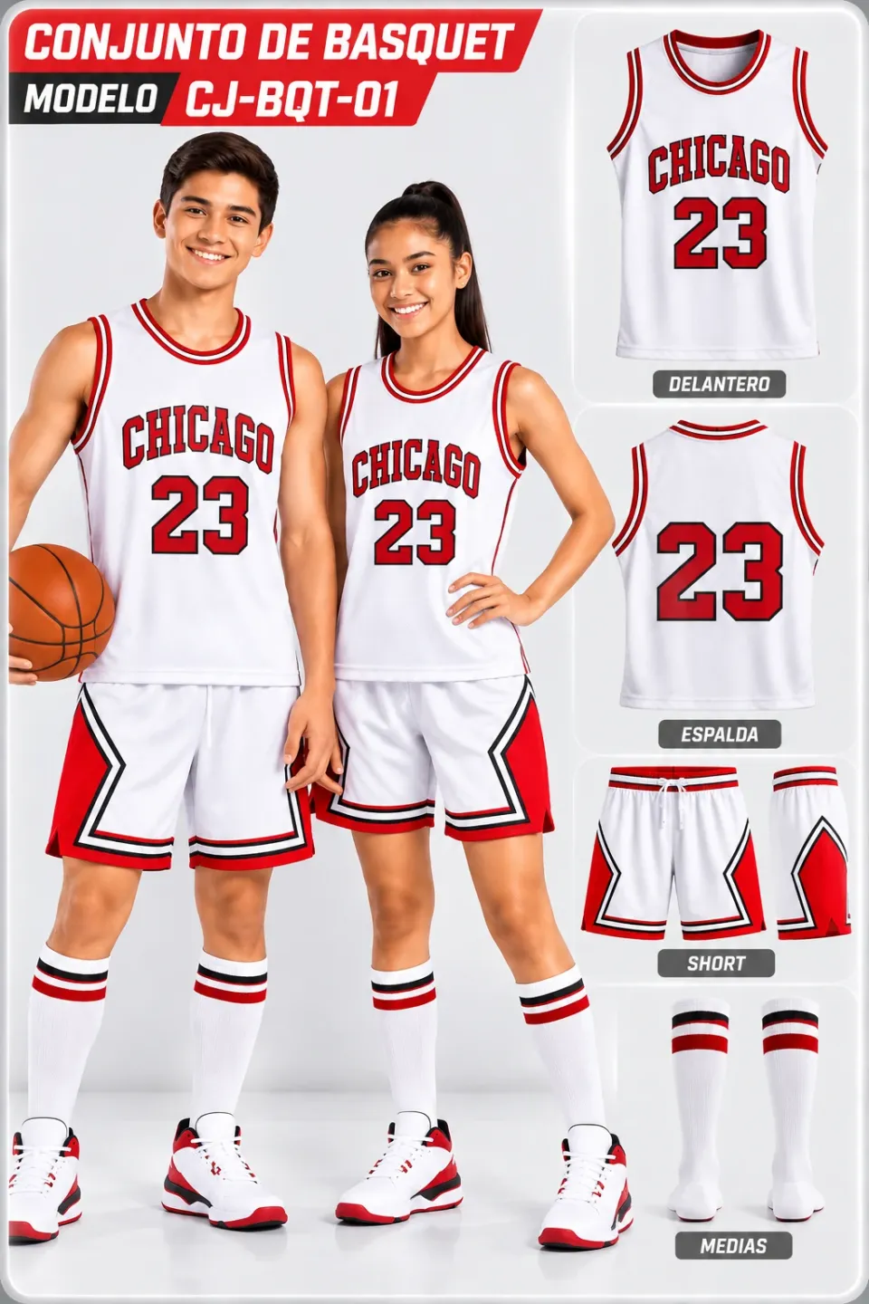 Uniforme de Básquet CJ-BQT-01